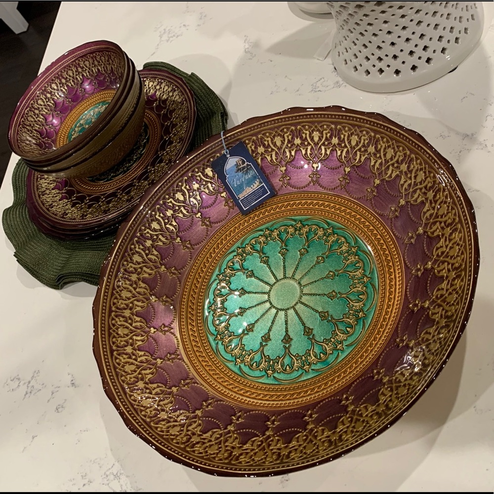 Turkish Dining Dish set of 4